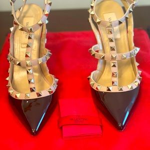 Like “New” 7-7.5 Valentino’s with Original Box, Dust bag and receipt.